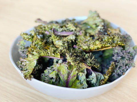 Baked Kale Crisps