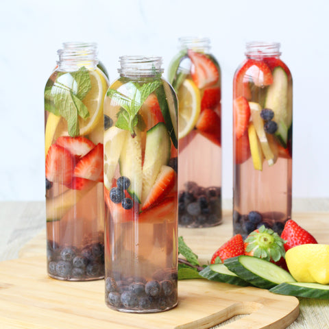 Blueberry Lemon Infused Water