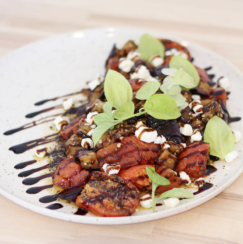 Eggplant & Tomato Bruschetta